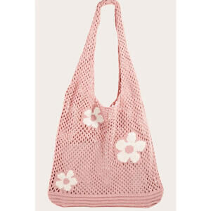 Fame Flower Knitted Shoulder Bag